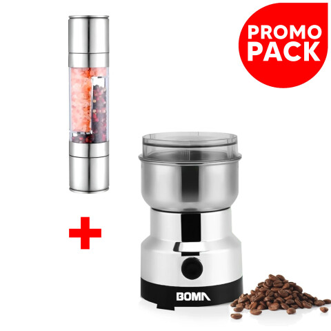 Combo De Molino De Cafe + Molinillo De Pimienta 2en1 PK MOLINILLO CAFE BM661 + PIMIENTA ZXS22