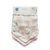 Set x3 baberos bandana GROW flowers rosa