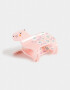 Hebillas Infantiles Animalito Broche Infantil Acrílico Capibara - Rosa Claro