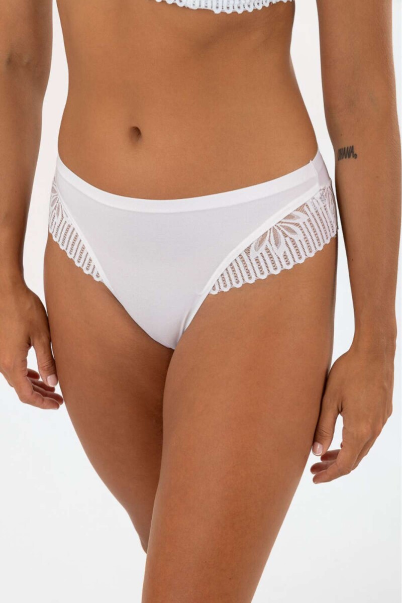 Bikini alta granate - Blanco 