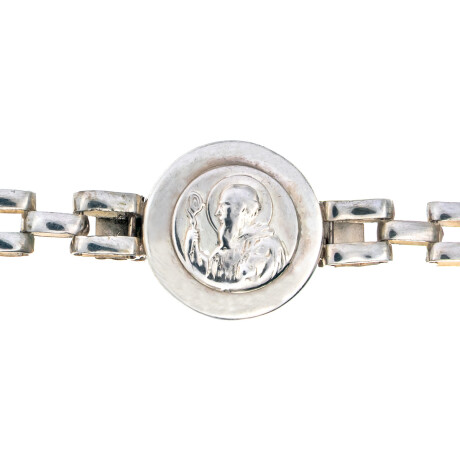 Pulsera Plata 925, double y onix, SAN BENITO Pulsera Plata 925, double y onix, SAN BENITO