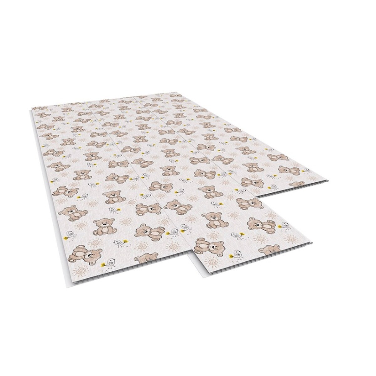 Revestimiento Pvc Para Pared Modelobear - 0.25x6 Mts / Espesor: 10 Mm 