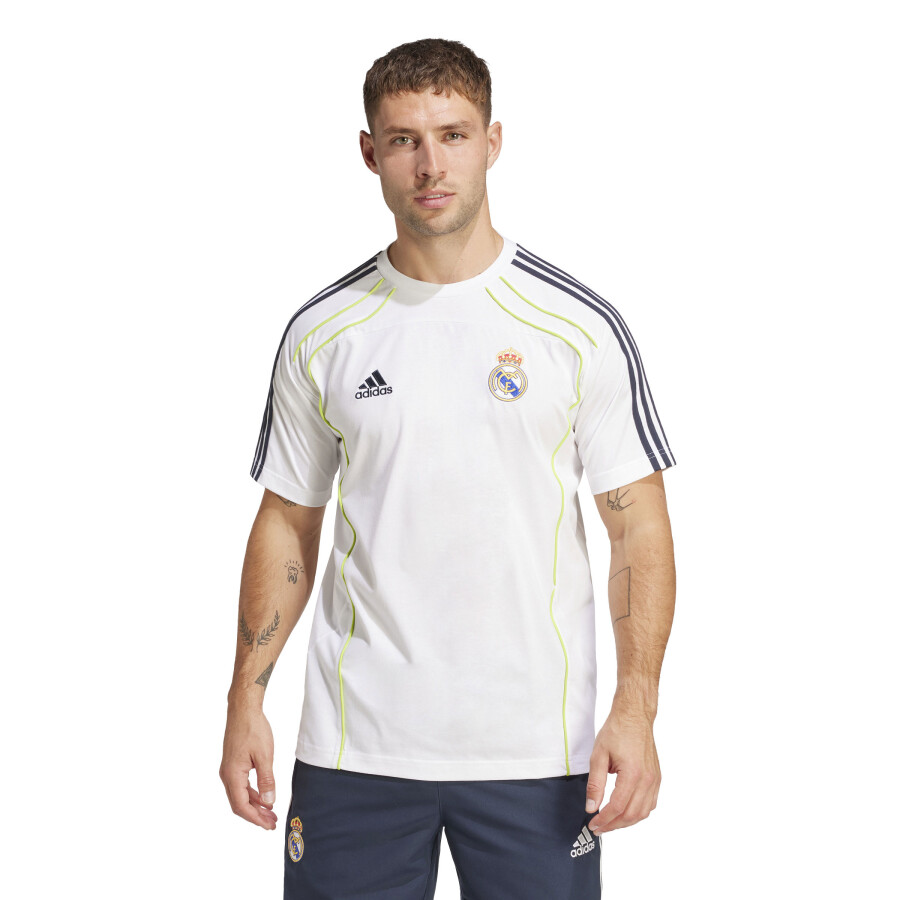 Camiseta de Hombre Adidas UBP Real Madrid Blanco