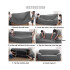 Funda Protector Sillón Sofá 2 Cuerpos Ajustable Elastizada Variante Color Gris Claro 2