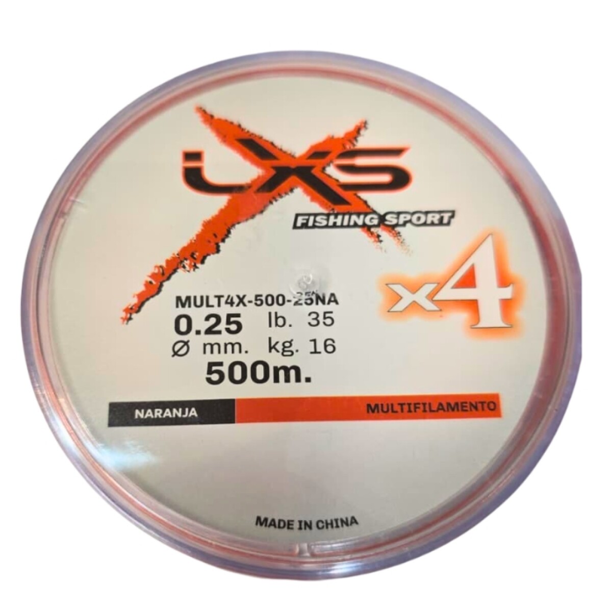 Multifilamento LXS Fishing Sport - Medida 0.25 Na 