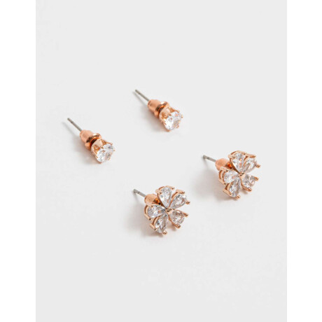 Aros Sets Premium Rose Dorado Oro Rosa