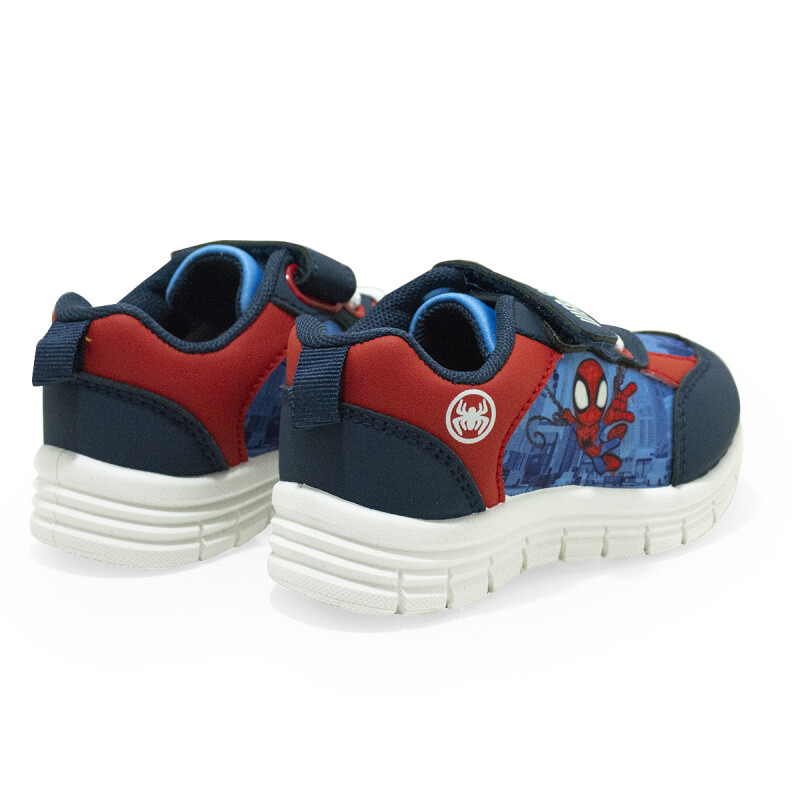 Championes Disney Marvel Spiderman c/Velcro de Niños - SPTCFW25014 Azul