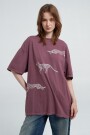 CHEETAHS OVERSIZED TEE Violeta