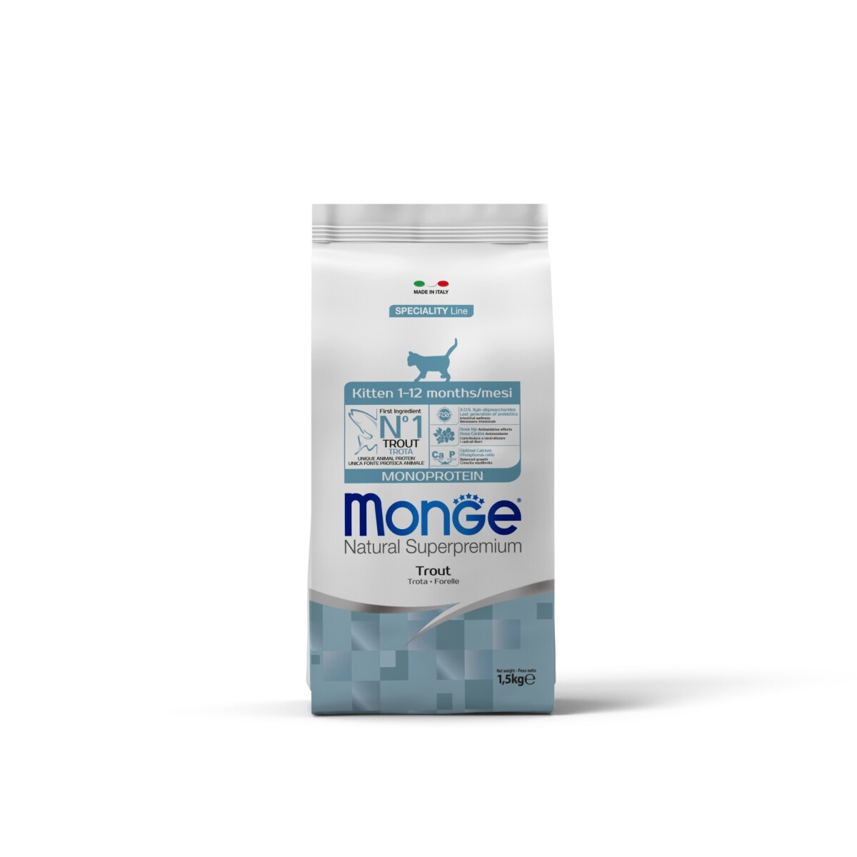 Monge Gatito Kitten Trucha 1.5 Kg 