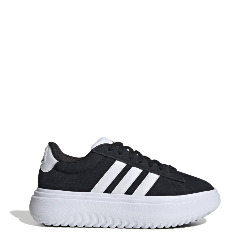 Championes de Mujer Adidas Grand Court Plataforma Negro - Blanco