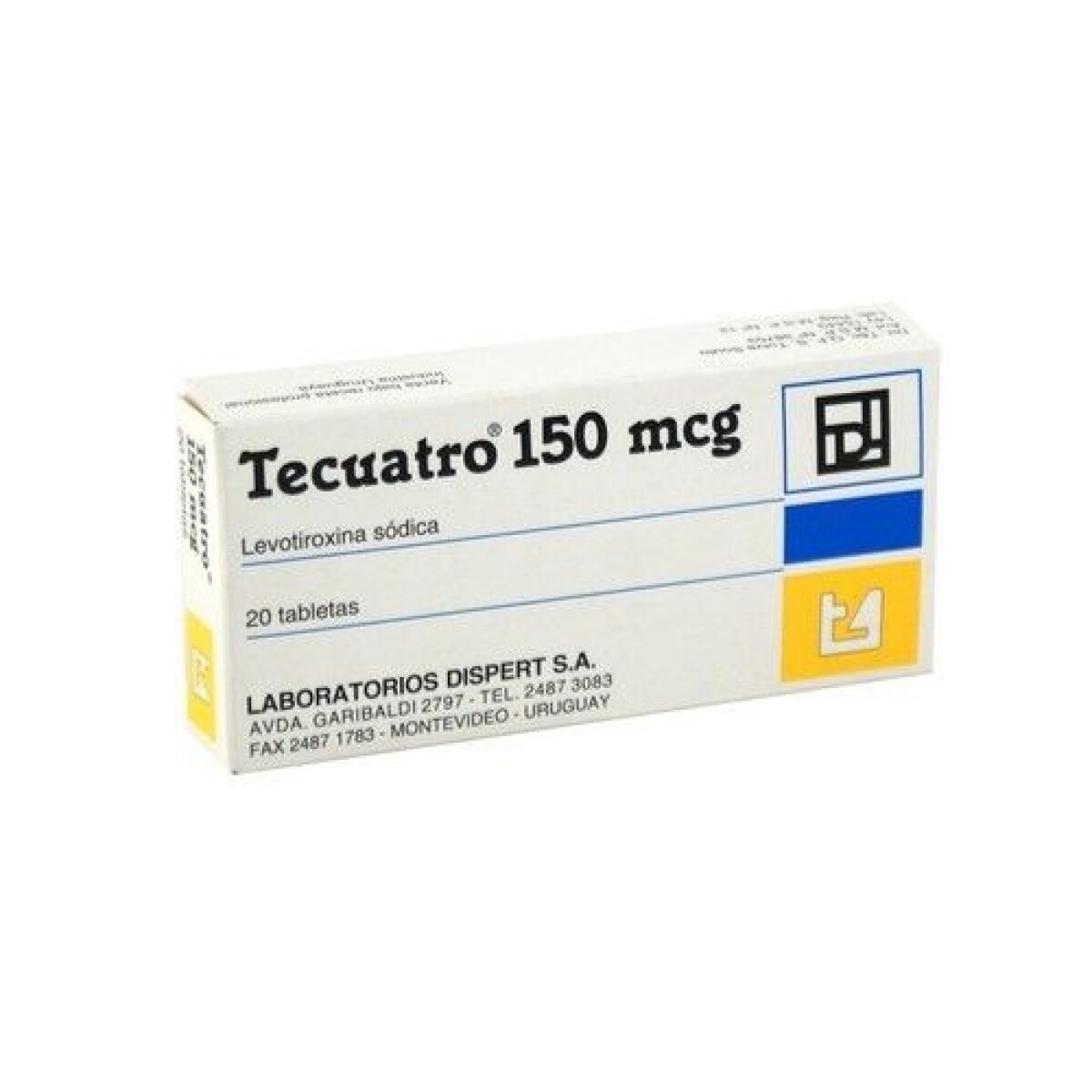 Tecuatro 150 mcg 20 tabletas 