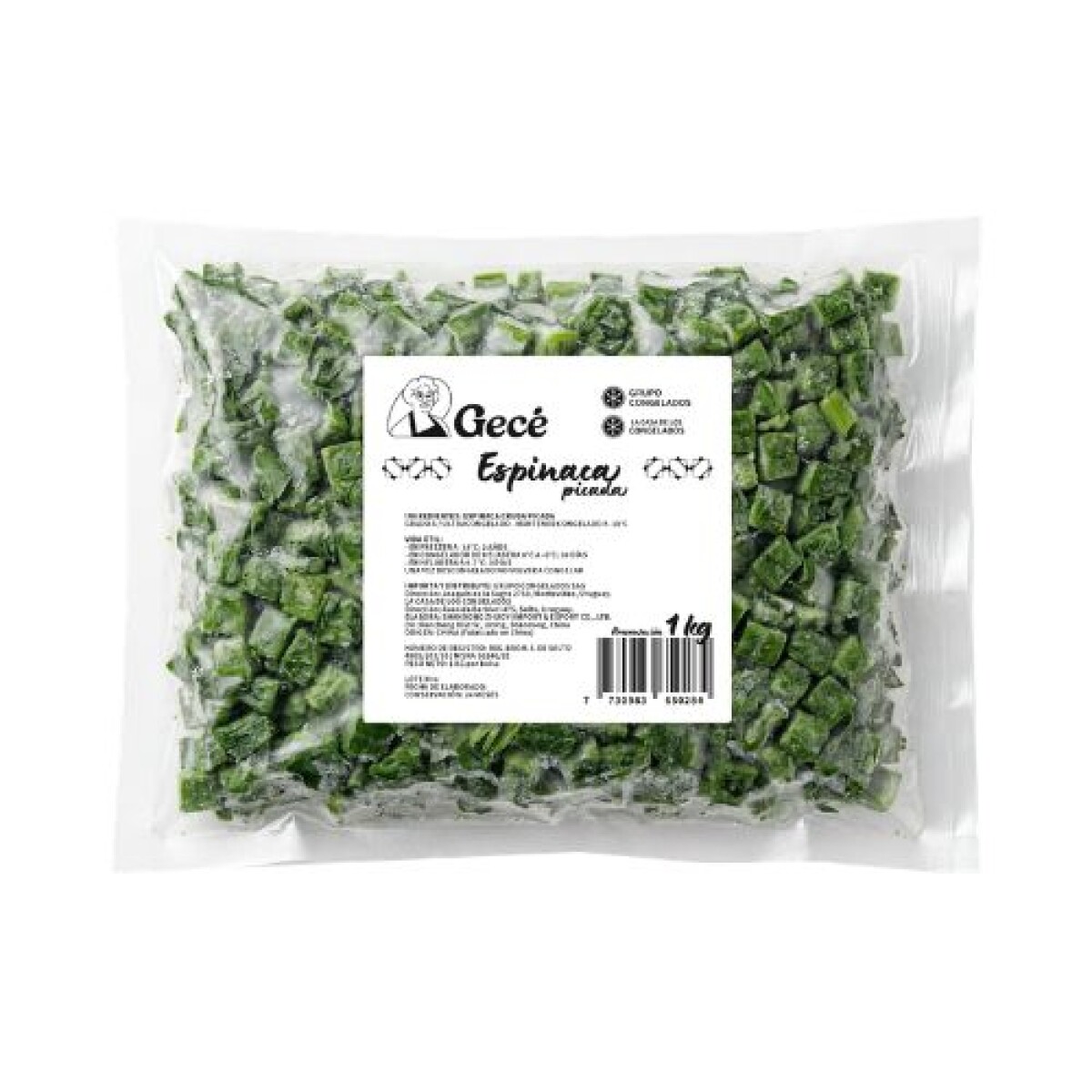 Espinaca Gecé - 1 kg 