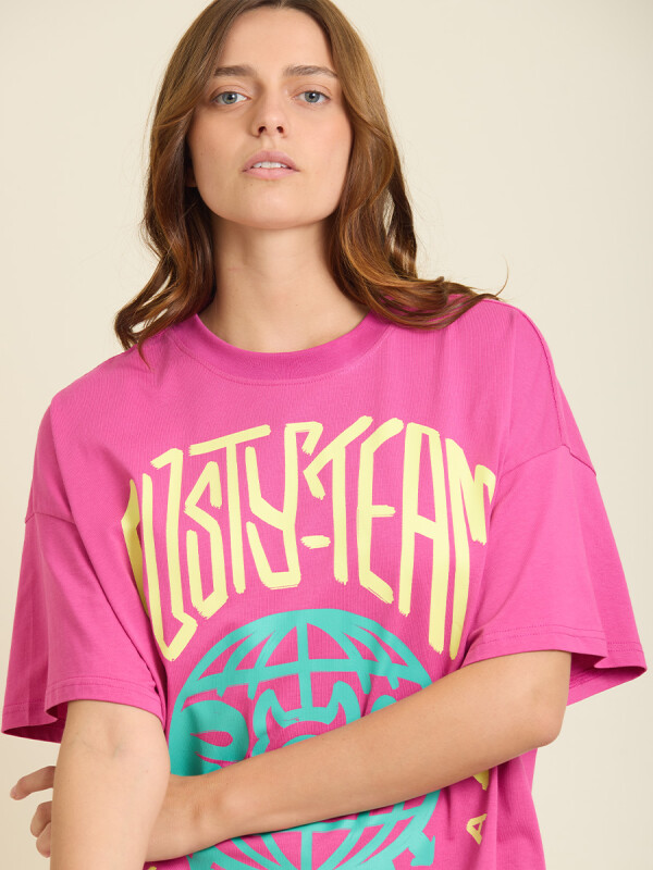 T-SHIRT ZURIA RUSTY Fucsia
