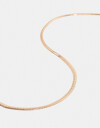 Collares Cortos Metal Collar Corto De Cadena - Dorado