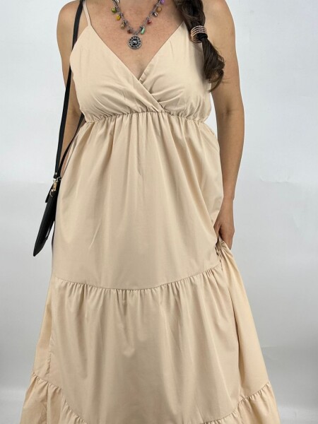 VESTIDO WANNA 2416 BEIGE