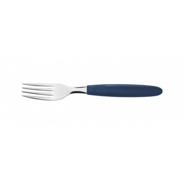 Pack de 12 Tenedores de Postre Acero Inoxidable Mango Azul 16,5 cm | Tramontina 23365/410 Pack de 12 Tenedores de Postre Acero Inoxidable Mango Azul 16,5 cm | Tramontina 23365/410