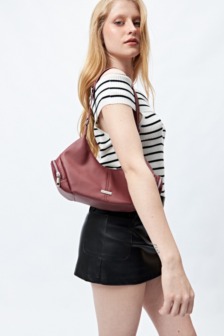 CARTERA LIPA Bordó