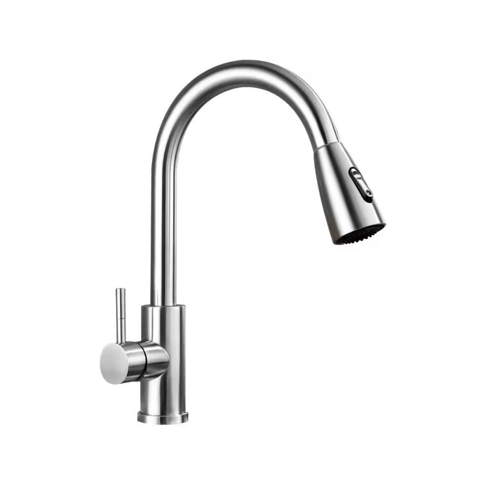 Grifería de Cocina Monocomando de mesada pico extraíble Murdock Satinado Grifería De Cocina Monocomando De Mesada Pico Extraíble Murdock Satinado