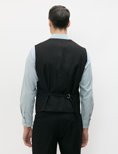 470699 CHALECO VESTIR HARRINGTON LABEL Negro