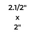 Buje de ppl 1"x 1/2" Buje De Ppl 2.1/2"x 2"