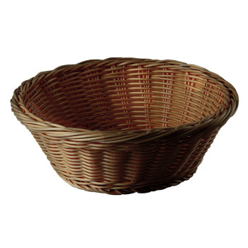 Cesto ratan plast redondo marron 20.5/H7.5 cm Sunnex Cesto ratan plast redondo marron 20.5/H7.5 cm Sunnex