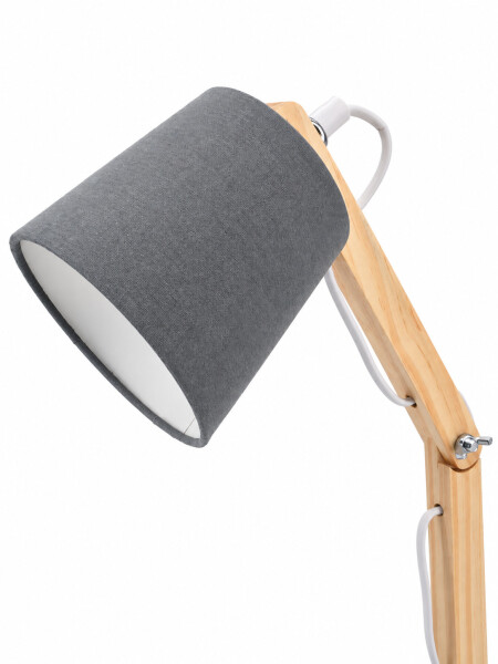 LAMPARA DE ESCRITORIO GRIS