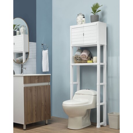 Estantería Organizadora para Baño sobre Inodoro Rimax Blanco
