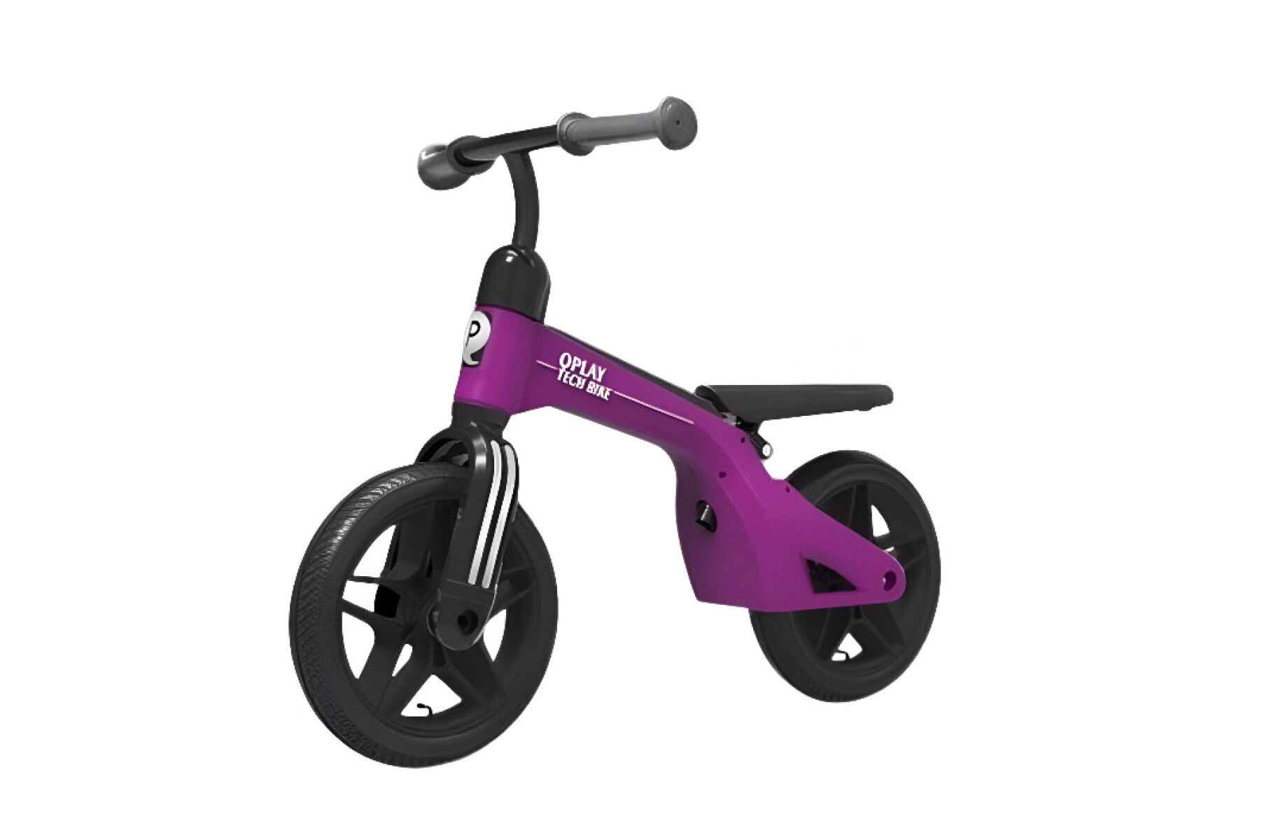 Qplay Tech Bicicleta Sin Pedales Asiento y Manillar Ajustable Morado 