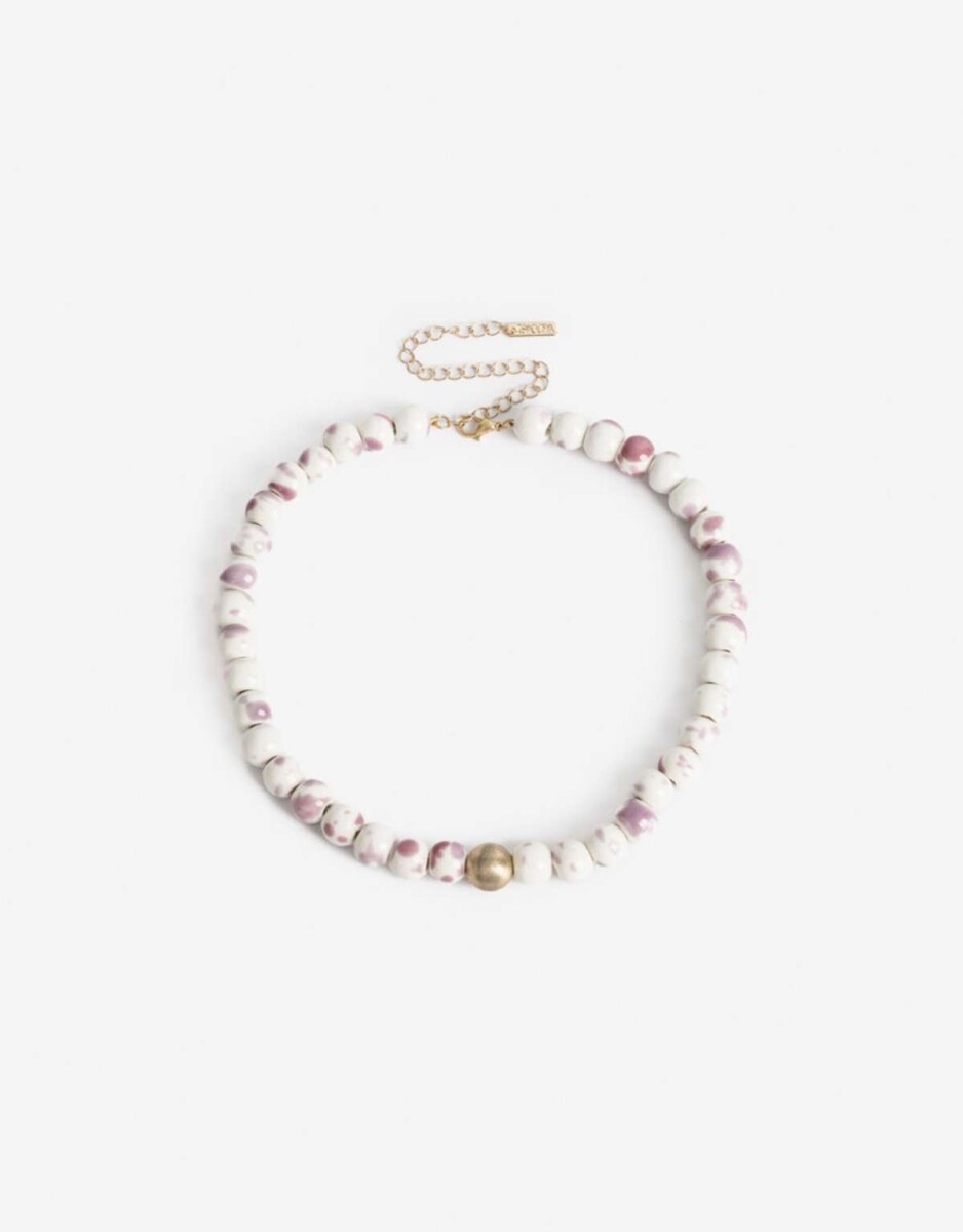 Collar Corto Bolones - Dorado 