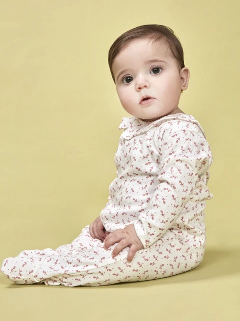 Pijama Estampado Florecitas Rosa