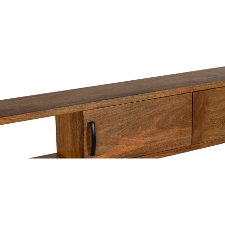 MUEBLE PARA TV MADERA MARRON AÉREO 160CM CASTAÑO