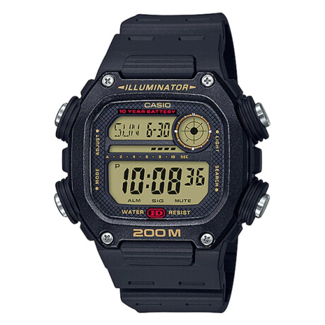 Reloj CASIO DW291H-9AVDF Resina Negro Esfera 52mm 0
