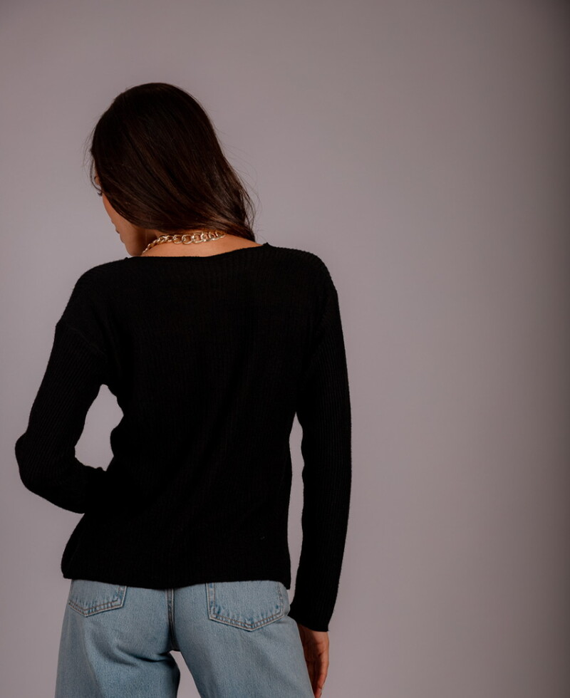 Blusa Marina negro