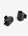 Broches Sets Strass Set De Mini Broches Con Strass - Negro