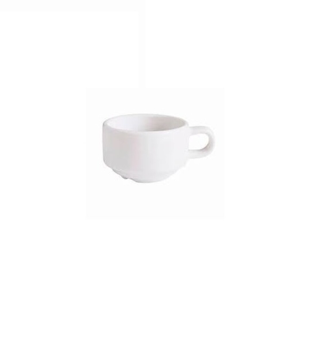 Pocillo de Café Expreso Recto Actualite 85 ml Blanco Porcelana 