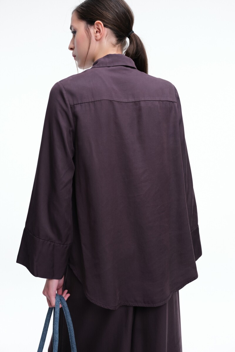 CAMISA OVER Bordo