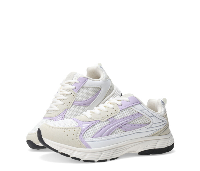 Deportivo NUTY acordonado White/Lila