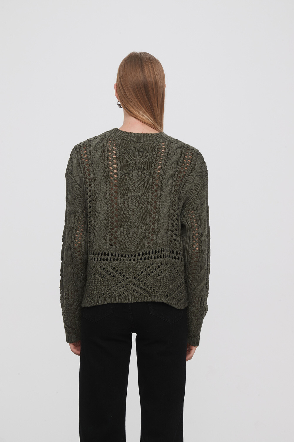 Sweater Ranca Verde Oliva Oscuro
