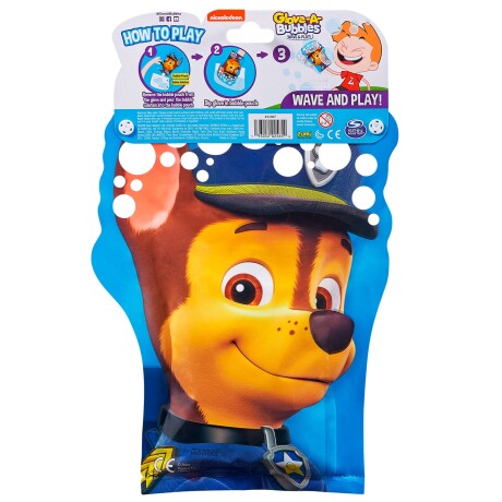 Guante burbujero Paw Patrol Glove-A-Bubbles 150ml Chase