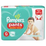 PAMPERS PANTS GDE PAQ. X 36 UNID. única