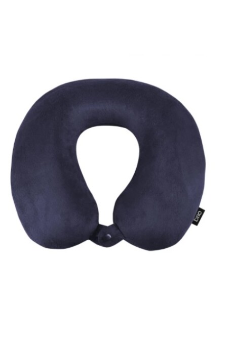 Almohada de viaje relleno memoria Azul