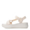 Sandalia de Mujer Azaleia Olivia Plataforma Beige
