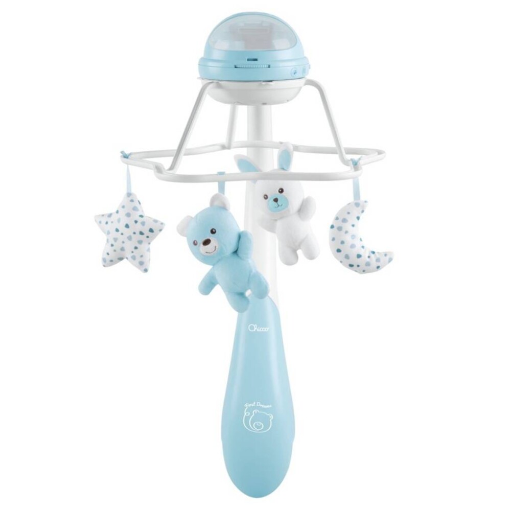 Movil musical chicco arco iris celeste