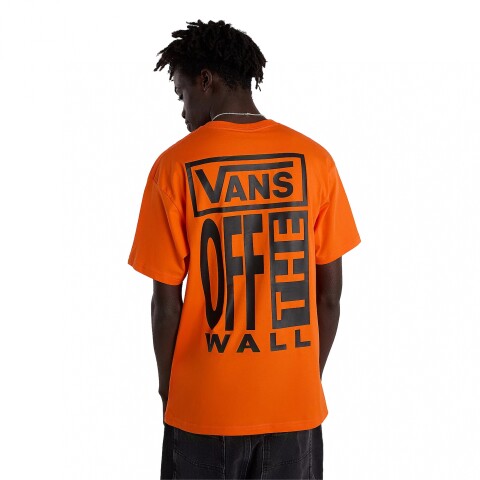 CAMISETA VANS AVE Black/orange