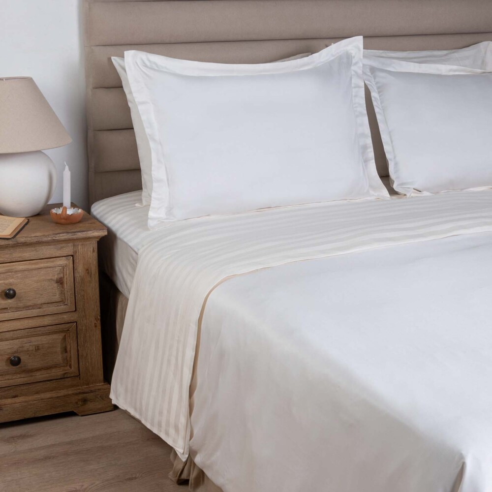 FUNDA NÓRDICA QUEEN BAMBU BLANCO BAMBÚ