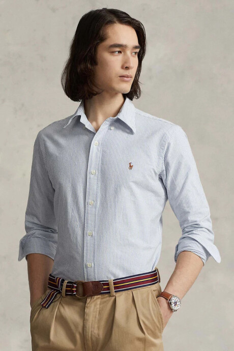 Camisa Oxford Polo Ralph Lauren Rayas