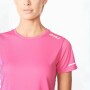 Aero Tee - Mujer Mauve/white Reflective
