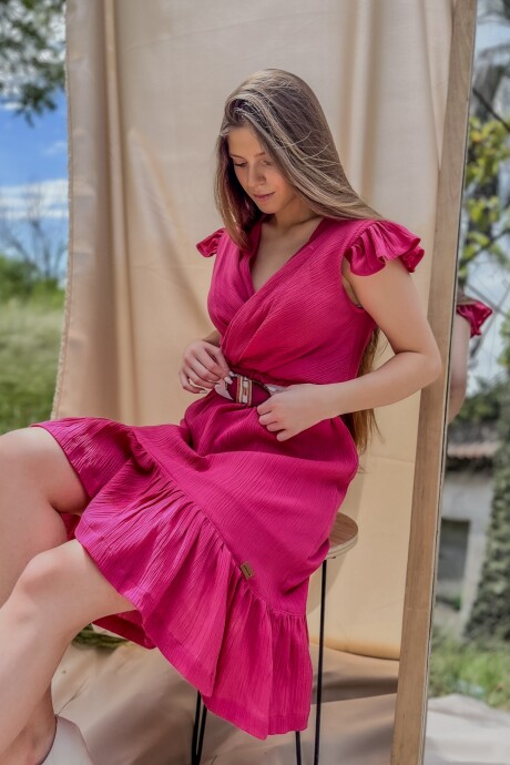 Vestido Helecho Fucsia