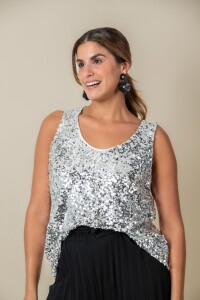 BLUSA NEROLI Plateado