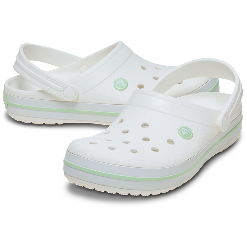 Crocband™ White/serene Green